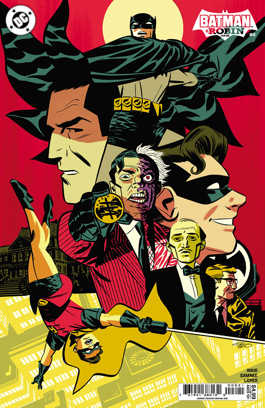 Batman And Robin Year One #8 Cover B Variant Michael Cho Card Stock Cover
