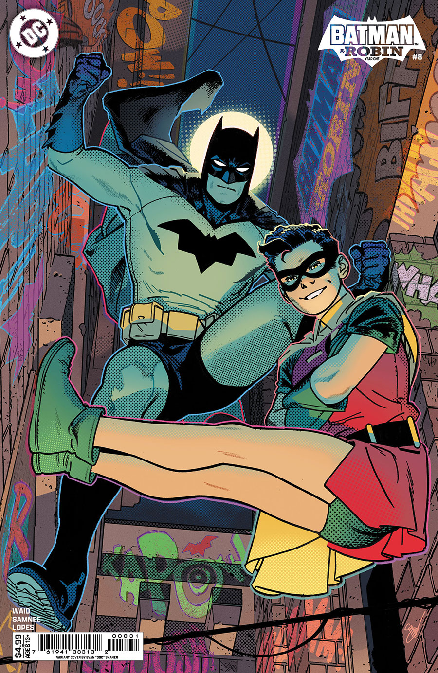 Batman And Robin Year One #8 Cover C Variant Evan Doc Shaner Card Stock Cover