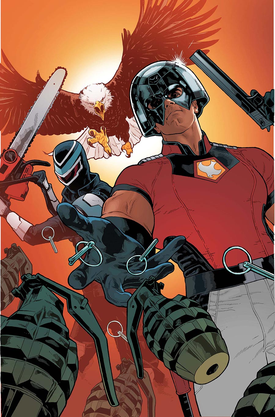 Peacemaker Presents The Vigilante Eagly Double Feature #4 Cover B Variant Jeff Spokes Card Stock Cover