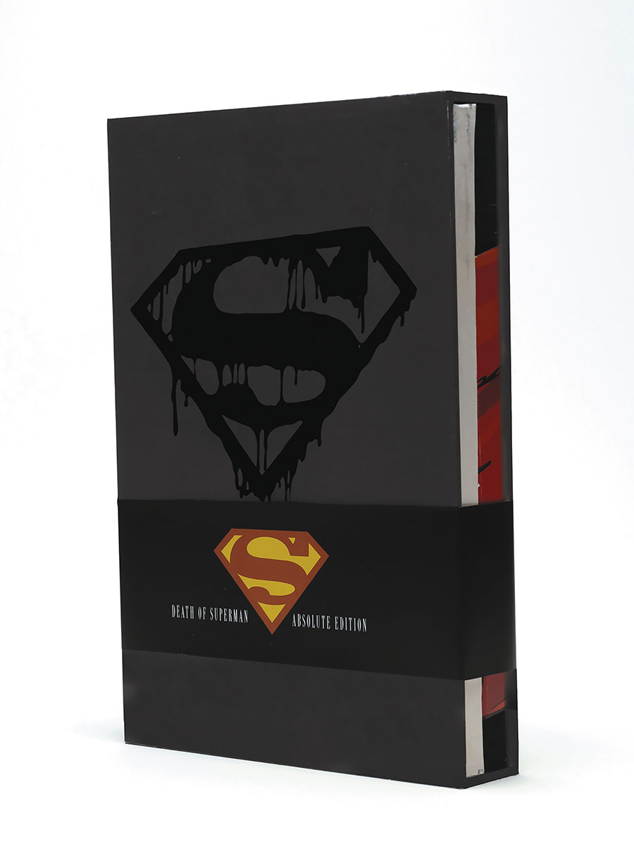 Death Of Superman Absolute Edition HC Book Market Black Band Edition