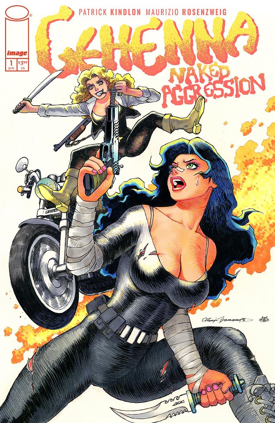 Gehenna Naked Aggression #1 Cover C Variant Atsuji Yamamoto Cover