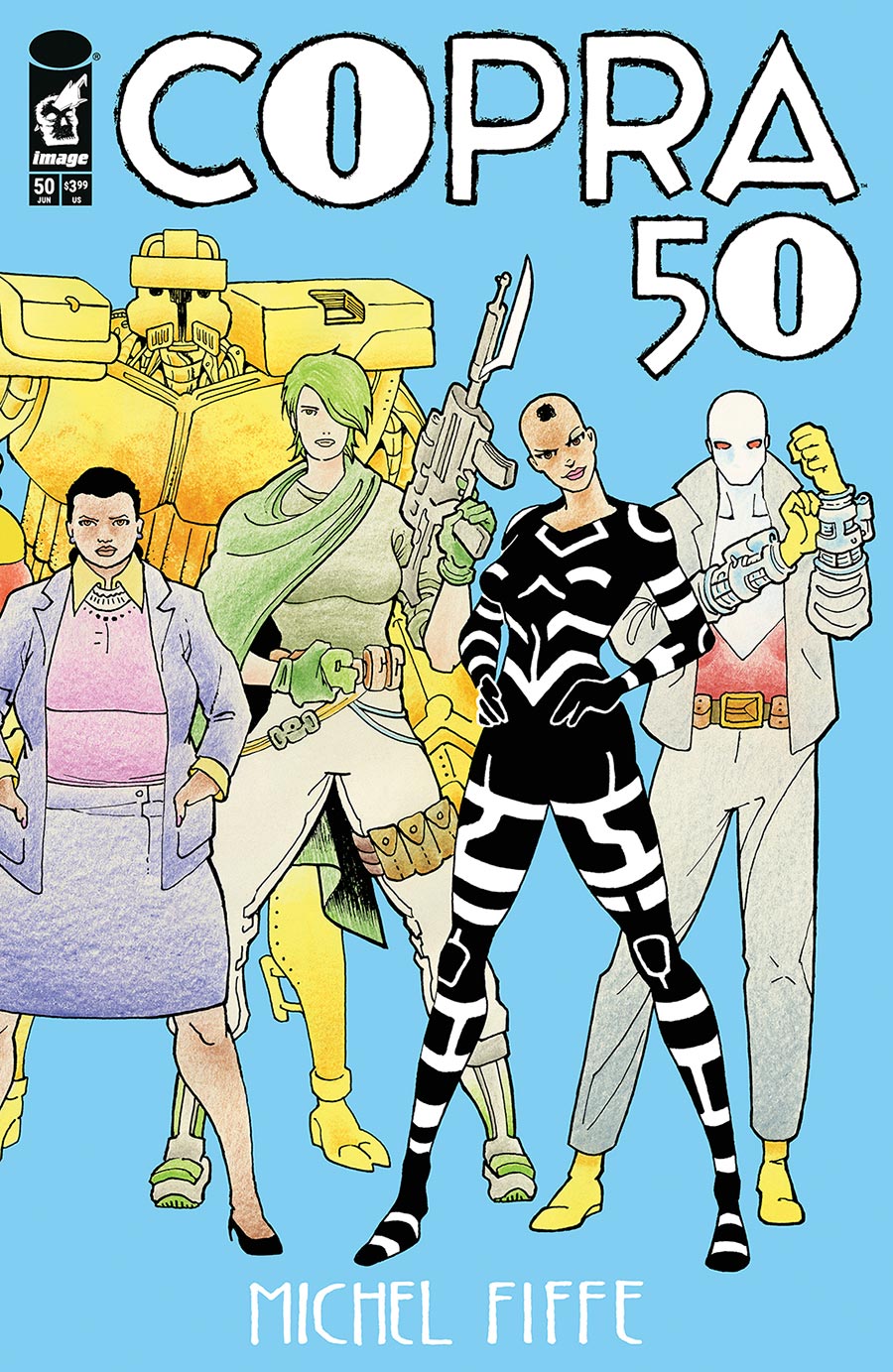 Copra #50 Cover A Regular Michel Fiffe Wraparound Cover