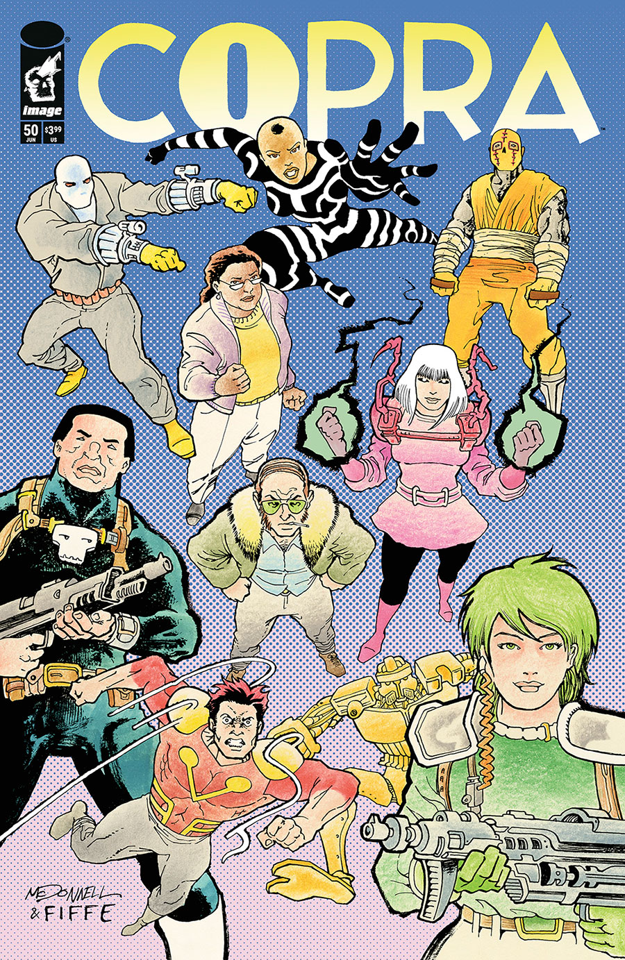 Copra #50 Cover B Incentive Luke McDonnell & Michel Fiffe Cover