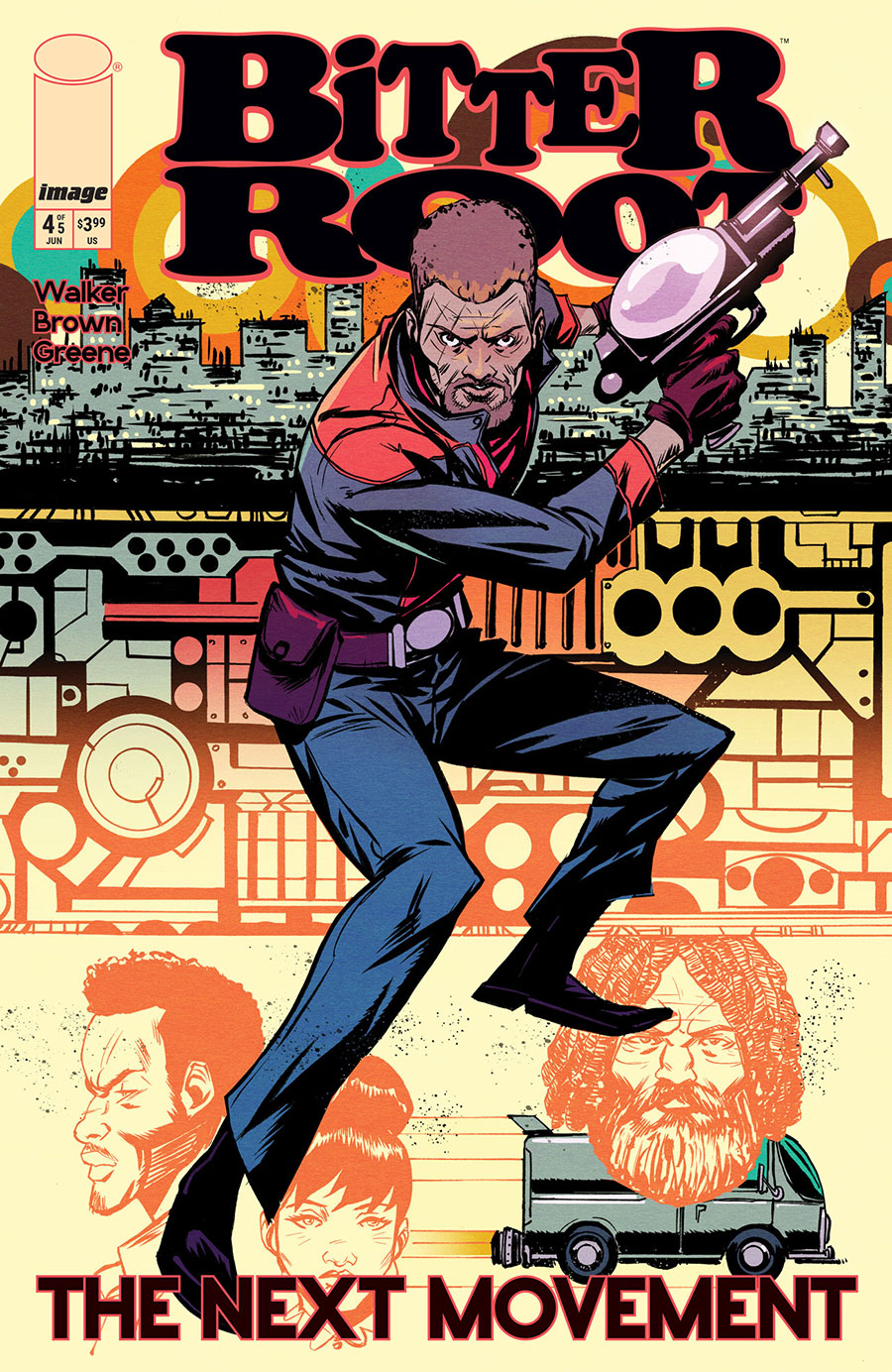 Bitter Root The Next Movement #4 Cover A Regular Sanford Greene Connecting Cover