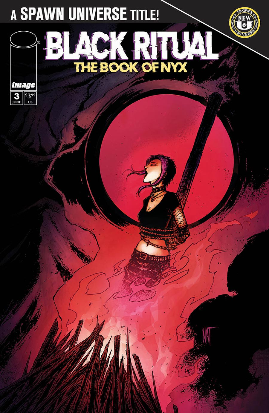 Black Ritual The Book Of Nyx #3 Cover A Regular Nat Jones Cover (Spawn Universe)
