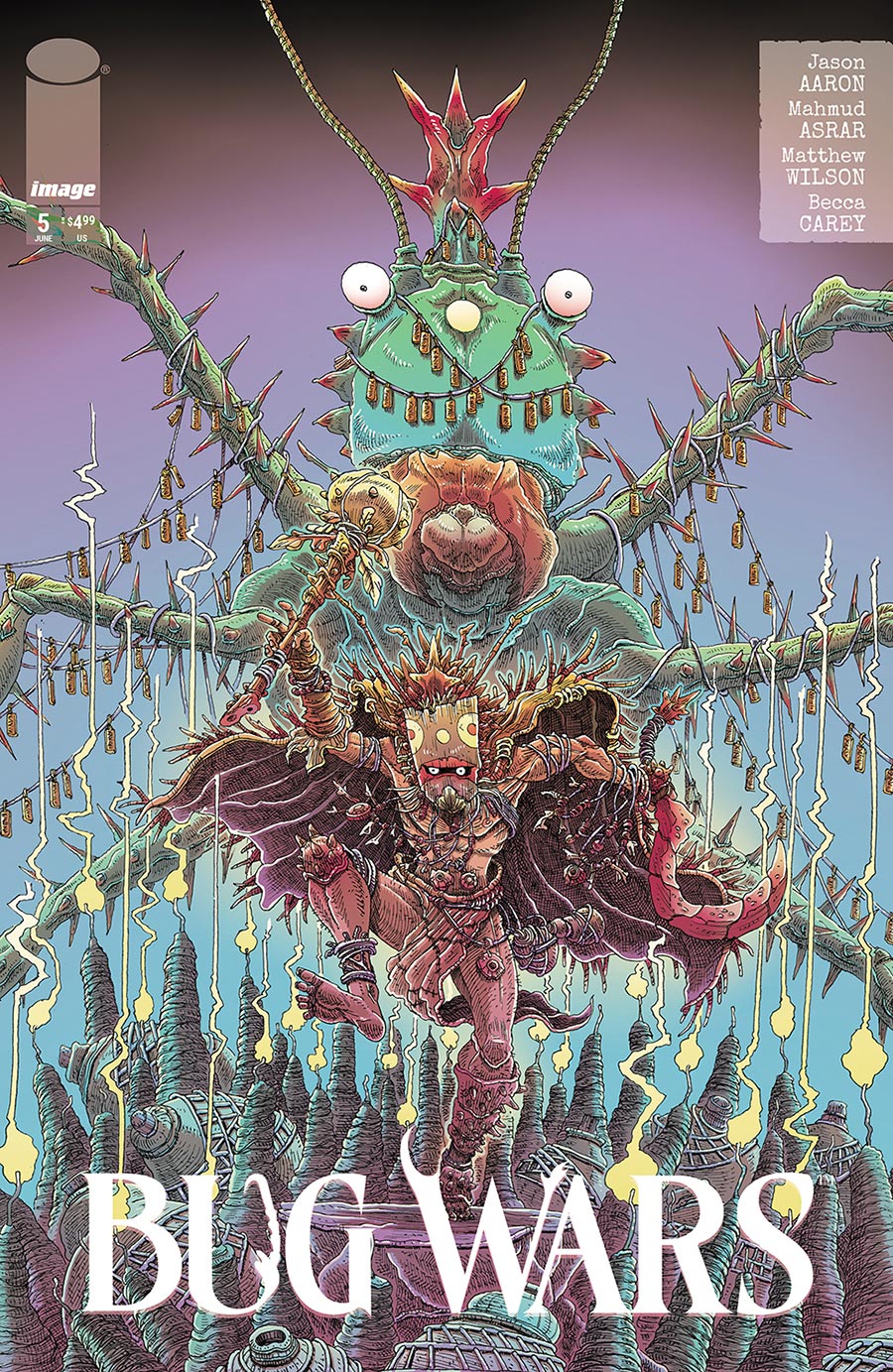 Bug Wars #5 Cover B Variant James Stokoe Cover