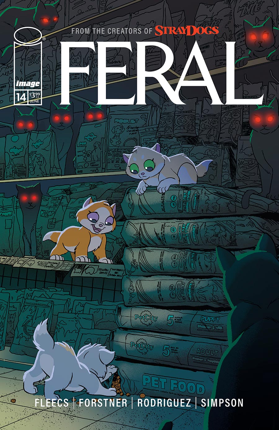 Feral #14 Cover A Regular Trish Forstner & Tony Fleecs Cover