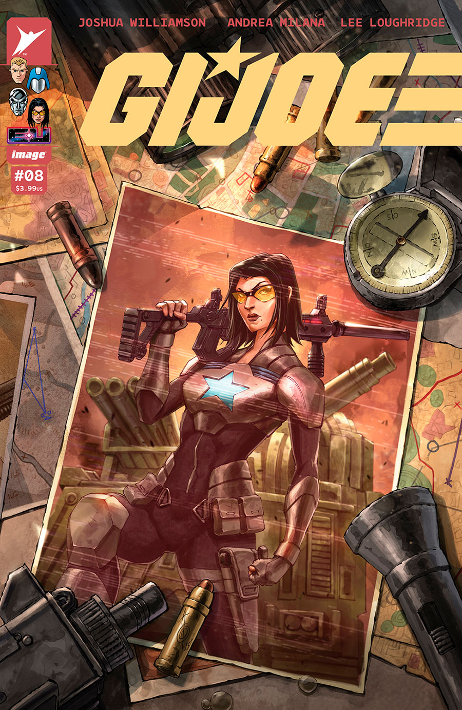 GI Joe Vol 10 #8 Cover C Incentive Alan Quah Connecting Variant Cover