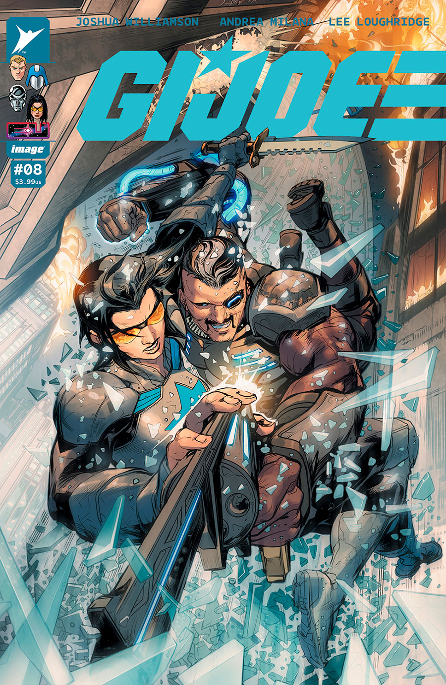 GI Joe Vol 10 #8 Cover F Incentive Howard Porter & Romulo Fajardo Jr Foil Variant Cover