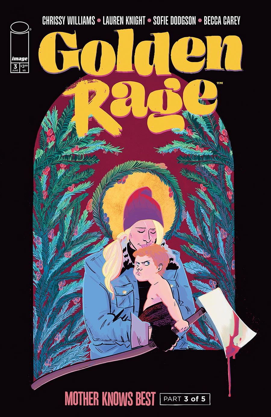 Golden Rage Mother Knows Best #3 Cover A Regular Lauren Knight Cover