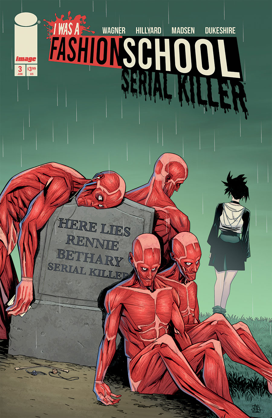 I Was A Fashion School Serial Killer #3 Cover A Regular Daniel Hillyard & Michelle Madsen Blood & Stitches Cover