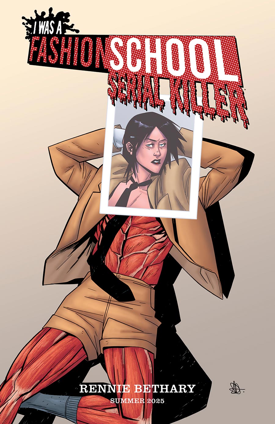I Was A Fashion School Serial Killer #3 Cover B Variant Daniel Hillyard & Michelle Madsen Interview Emma Corrin Homage Cover