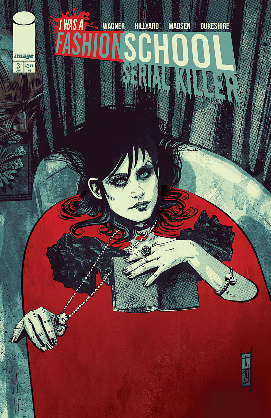 I Was A Fashion School Serial Killer #3 Cover C Incentive Tomm Coker Tub Full Of Death Variant Cover