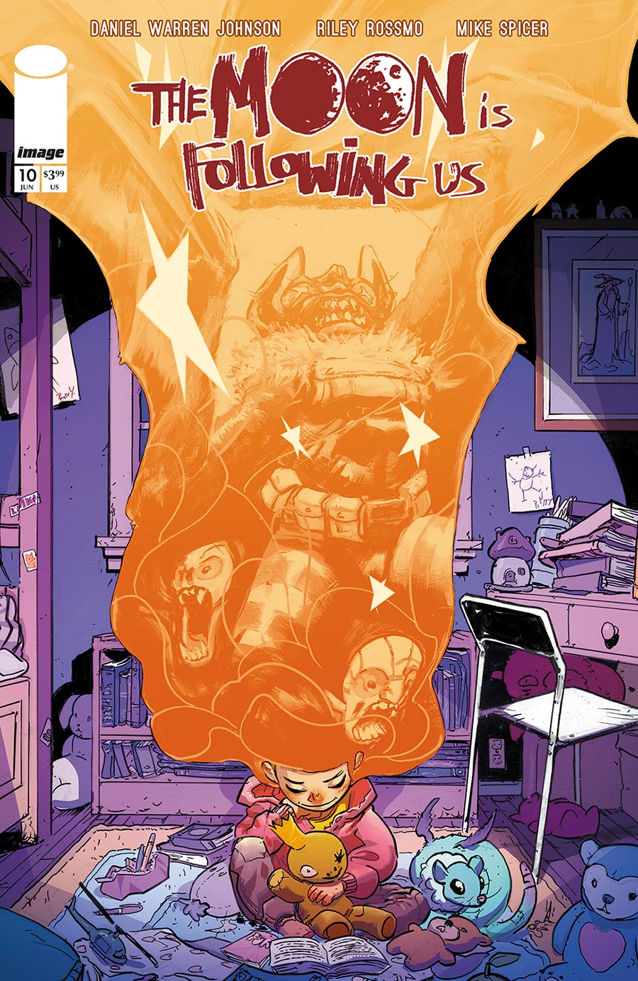 The Moon Is Following Us #10 Cover A Regular Riley Rossmo Cover