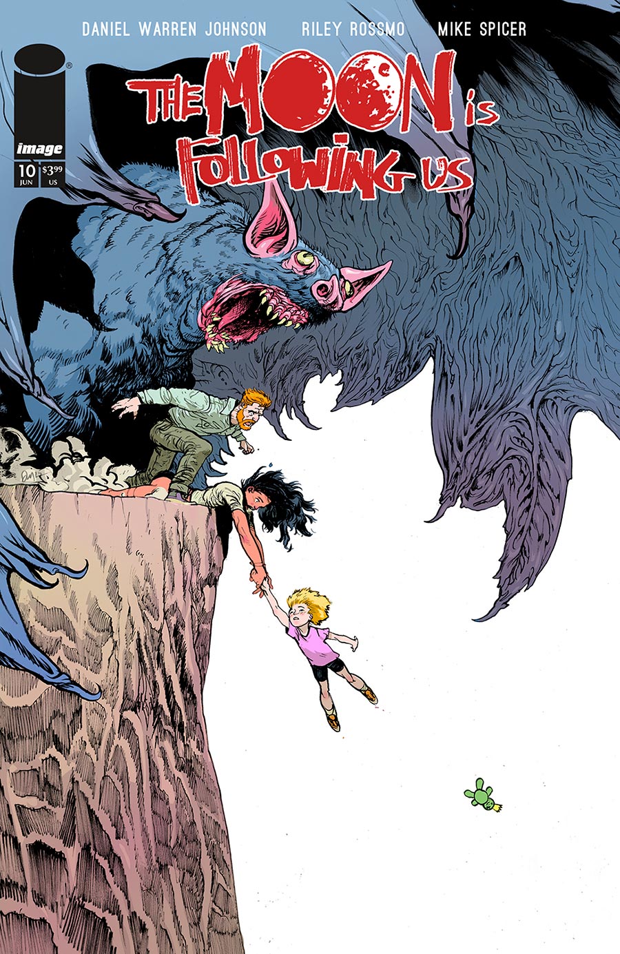 The Moon Is Following Us #10 Cover B Variant Daniel Warren Johnson & Riley Rossmo Cover