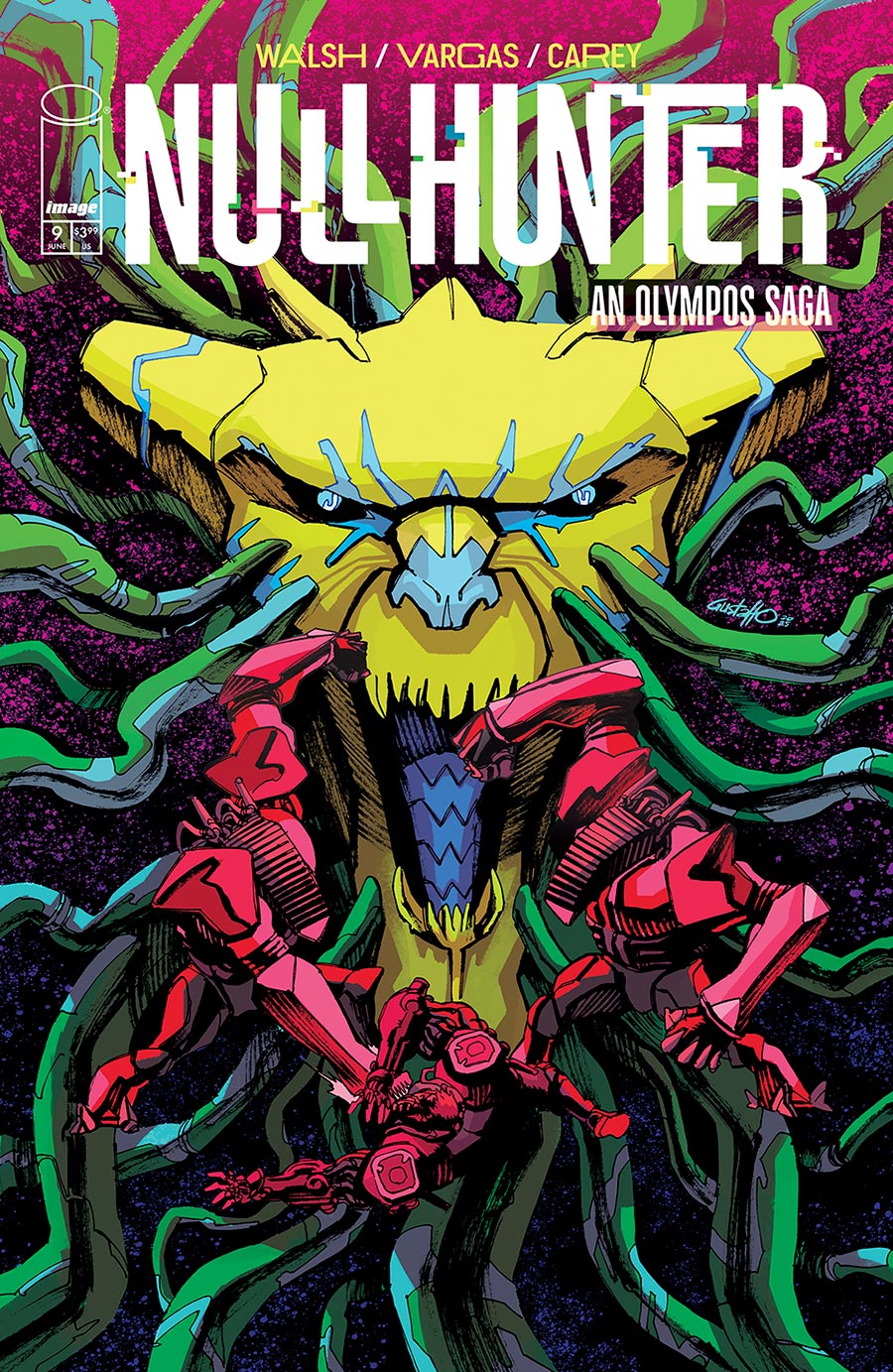 Nullhunter #9 Cover B Variant Gustaffo Vargas Cover