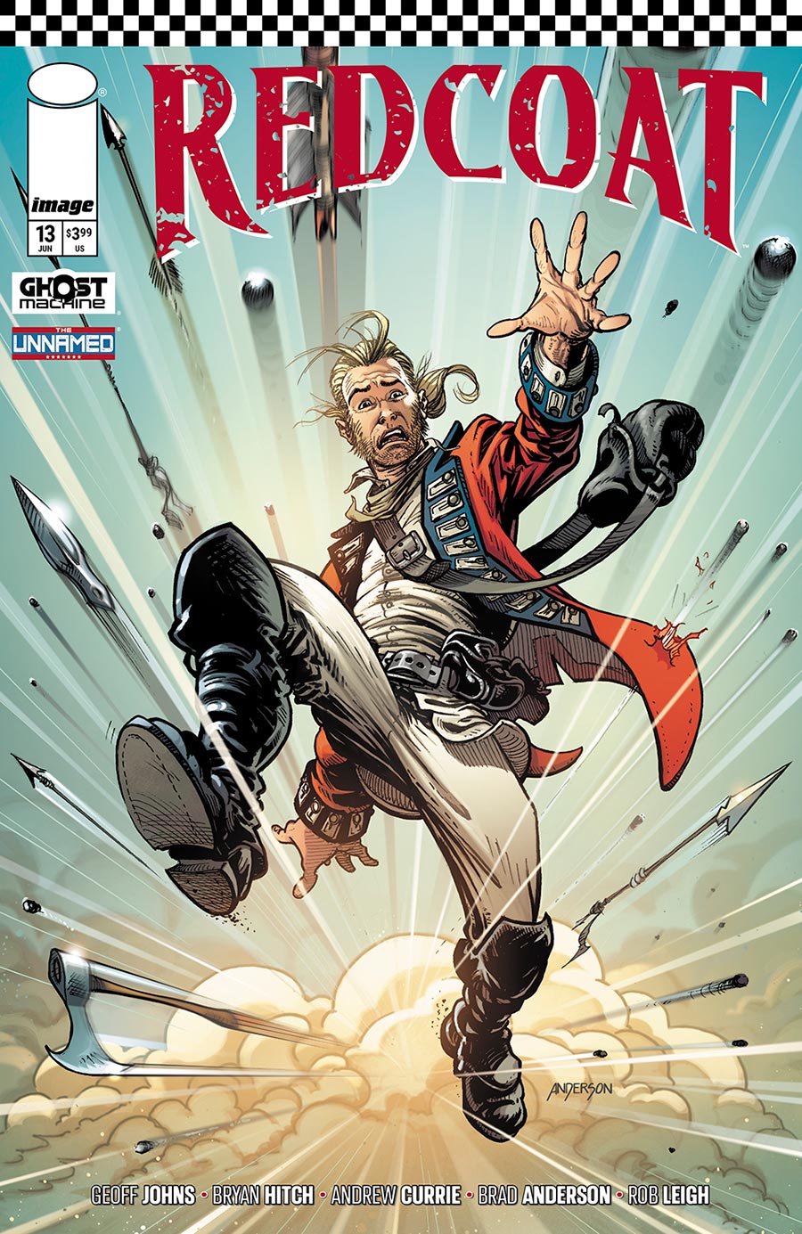 Redcoat #13 Cover C Variant Brad Anderson Cover