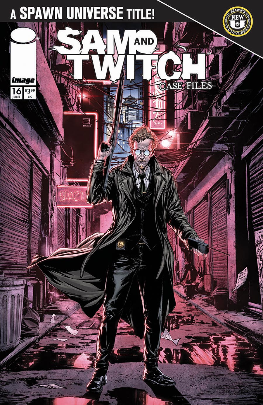 Sam And Twitch Case Files #16 Cover B Variant Raymond Gay Twitch Cover (Spawn Universe)