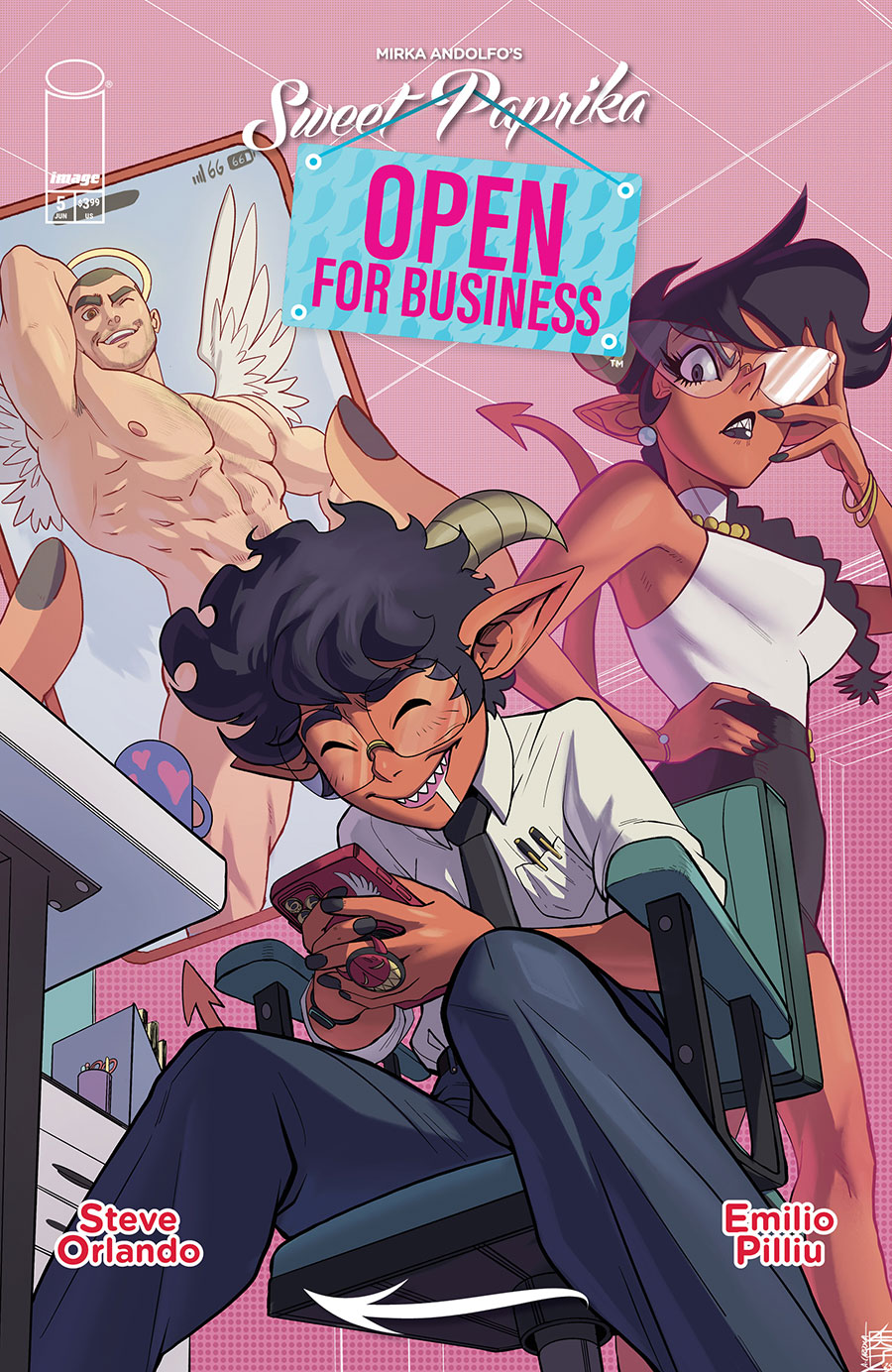 Mirka Andolfos Sweet Paprika Open For Business #5 Cover C Variant Alfredo Cardona Cover