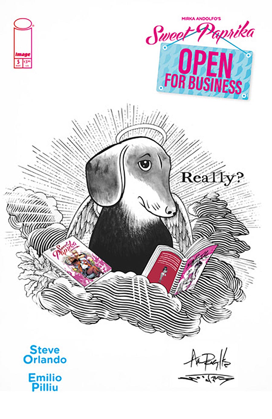 Mirka Andolfos Sweet Paprika Open For Business #5 Cover D Variant Aaron Reynolds Cover