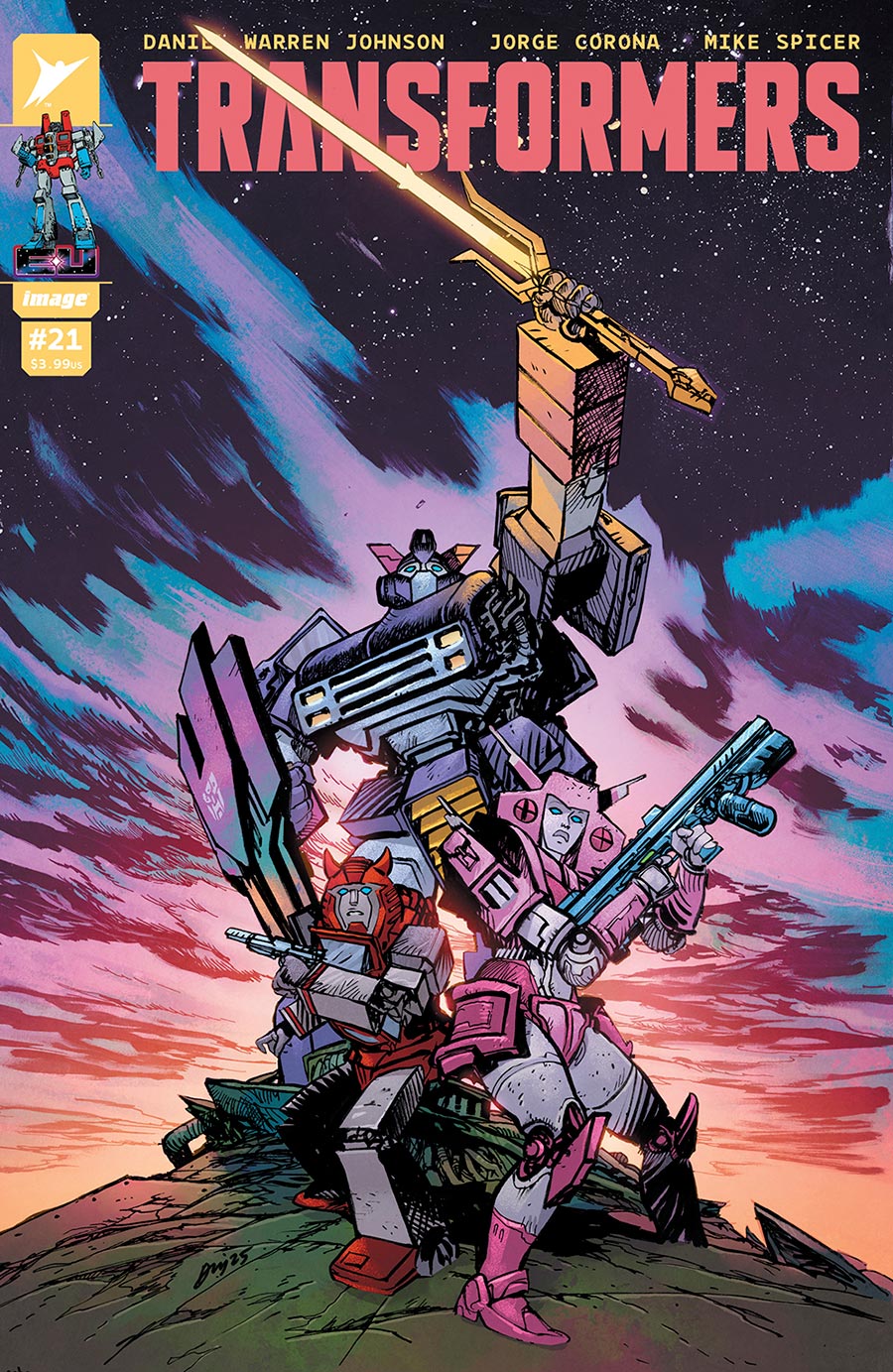 Transformers Vol 5 #21 Cover A Regular Daniel Warren Johnson & Mike Spicer Cover