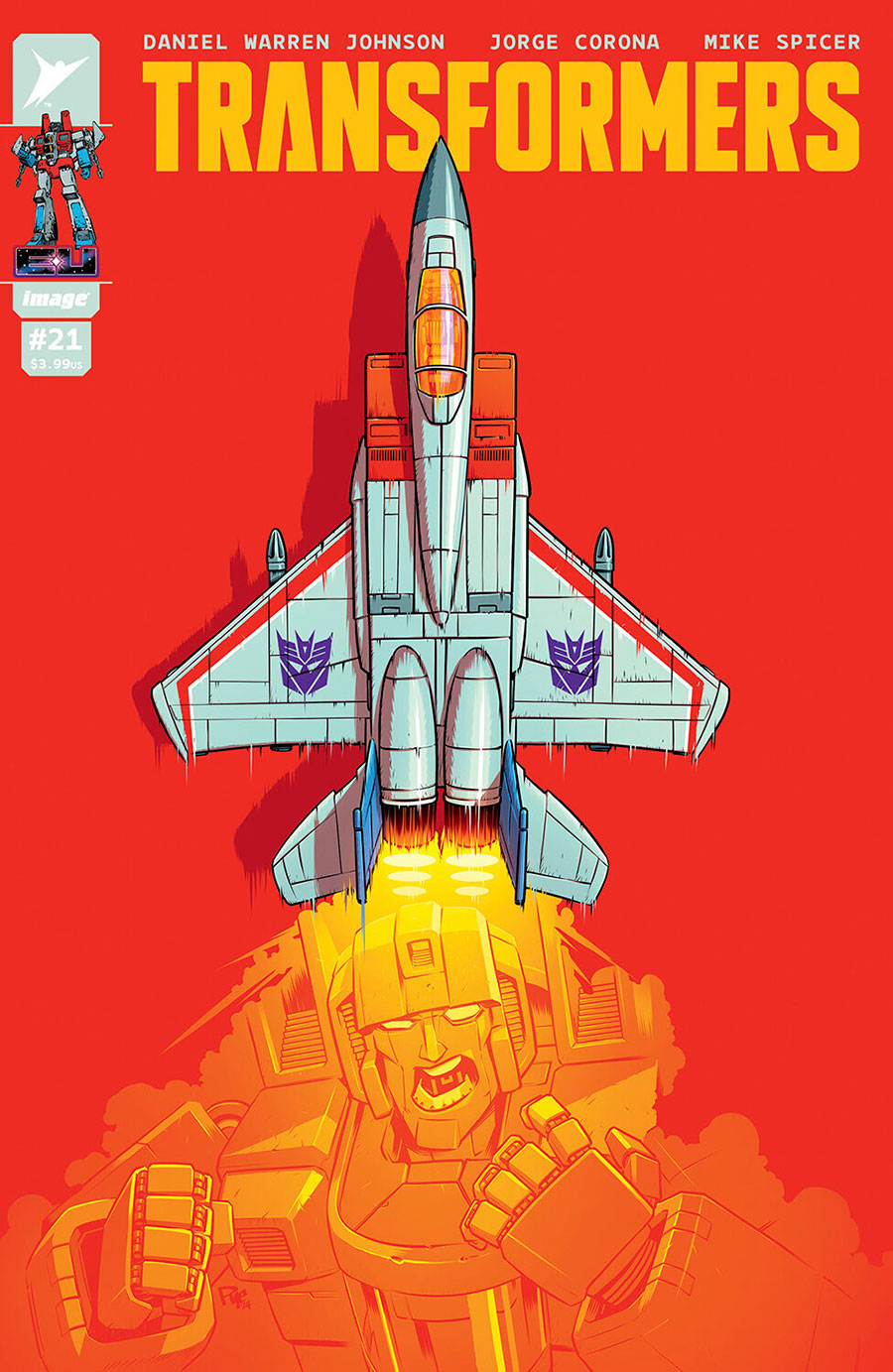 Transformers Vol 5 #21 Cover E Incentive Pye Parr Variant Cover