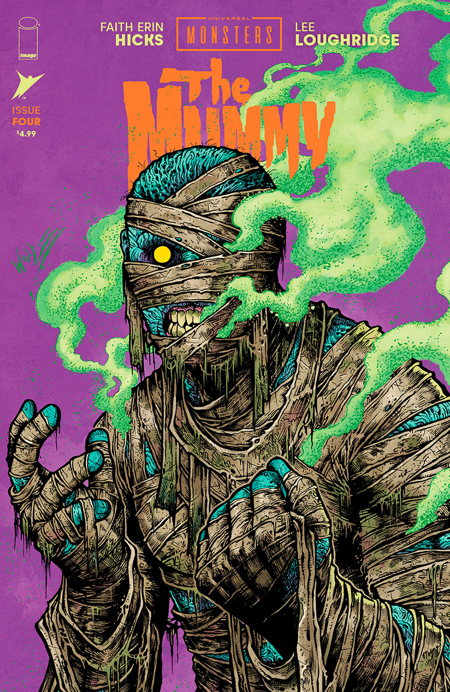 Universal Monsters The Mummy #4 Cover F Incentive Maria Wolf & Mike Spicer Variant Cover