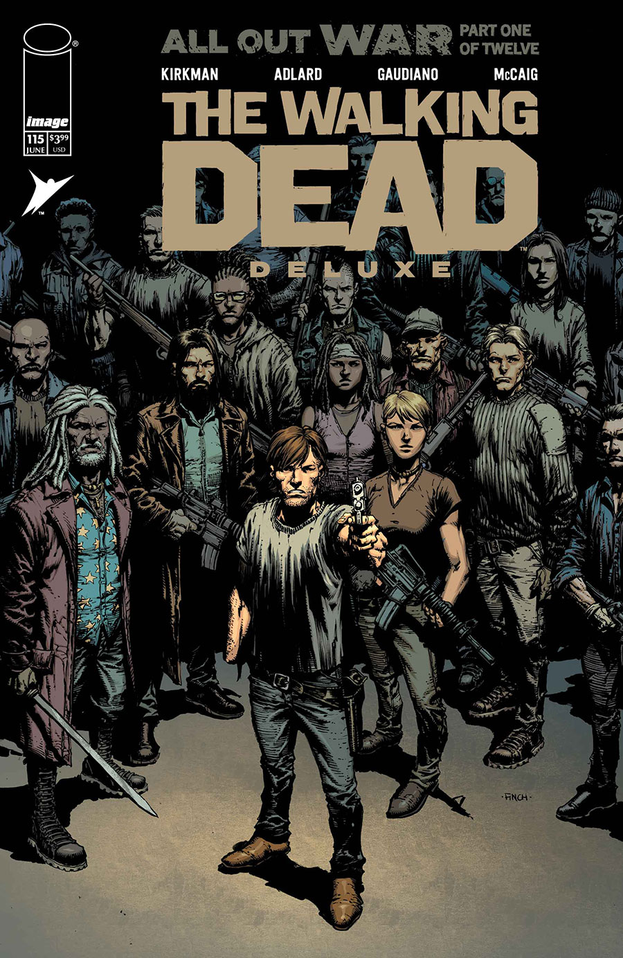 Walking Dead Deluxe #115 Cover A Regular David Finch & Dave McCaig Cover