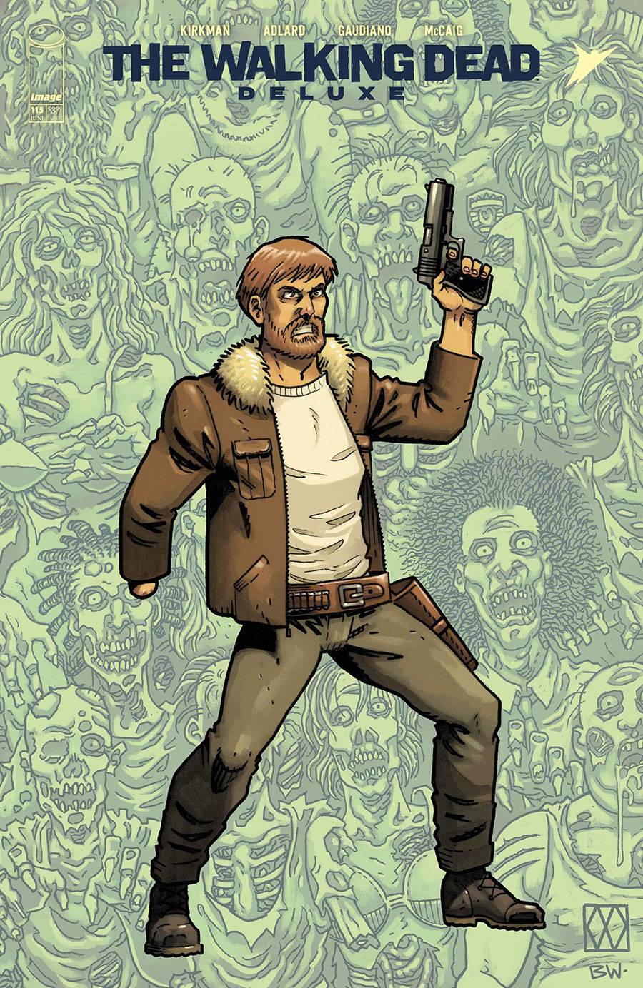 Walking Dead Deluxe #115 Cover C Variant Matt Wagner & Brennan Wagner Connecting Cover
