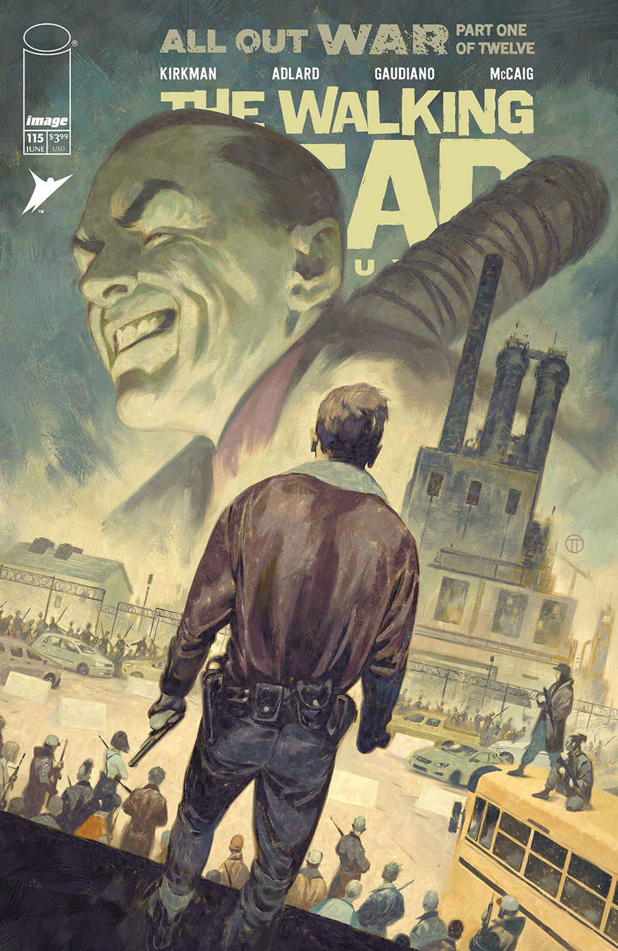 Walking Dead Deluxe #115 Cover D Variant Julian Totino Tedesco Cover