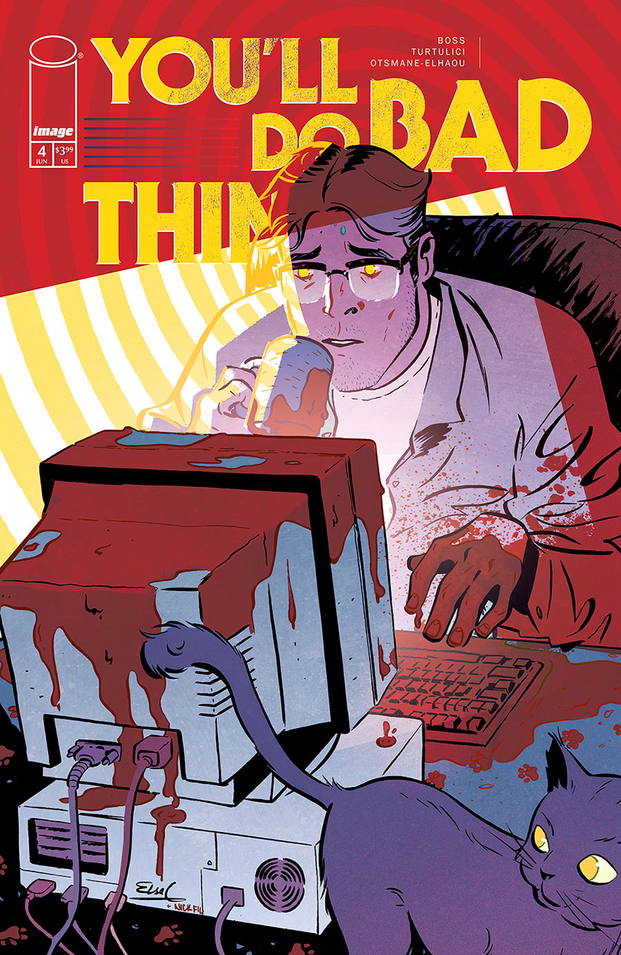 Youll Do Bad Things #4 Cover C Incentive Elsa Charretier Variant Cover