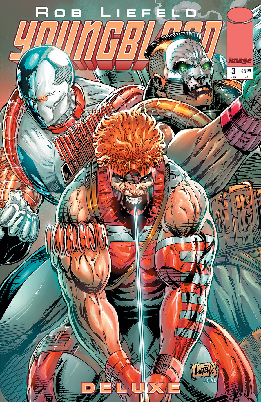 Youngblood Deluxe #3 Cover B Variant Rob Liefeld Foil Cover