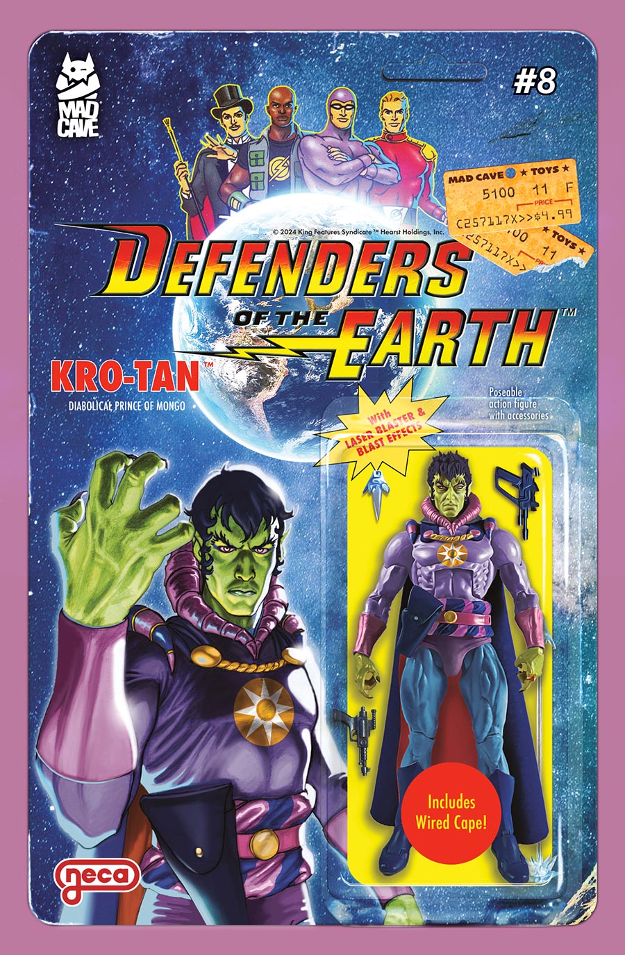Defenders Of The Earth Vol 2 #8 Cover B Variant Djordje Djokovic Action Figure Cover