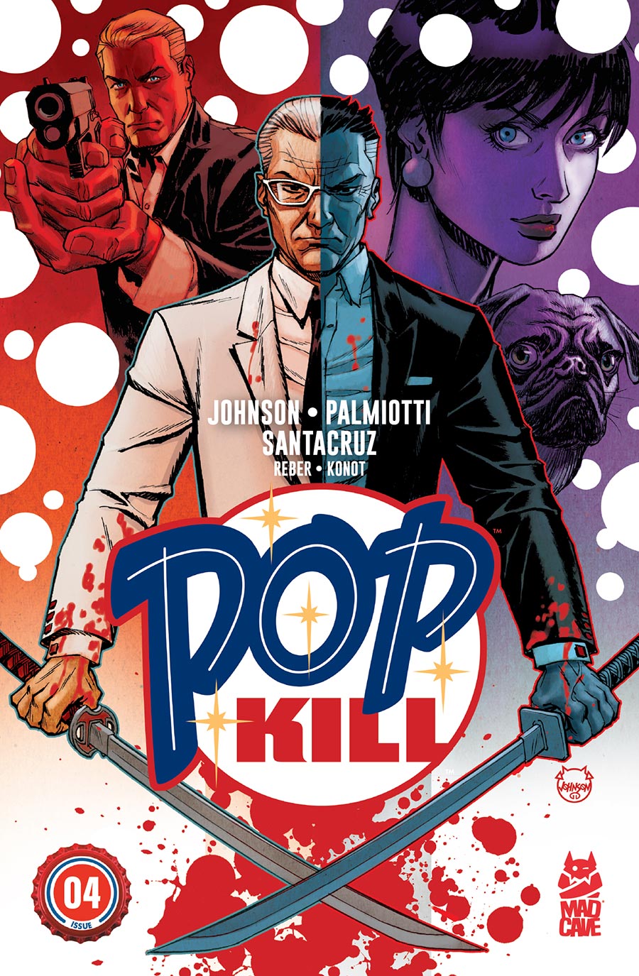 Pop Kill #4 Cover A Regular Dave Johnson Cover