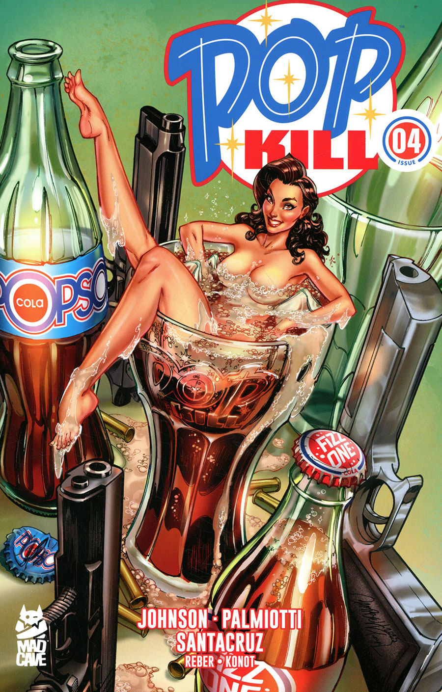 Pop Kill #4 Cover C Variant J Scott Campbell Frisky Cover