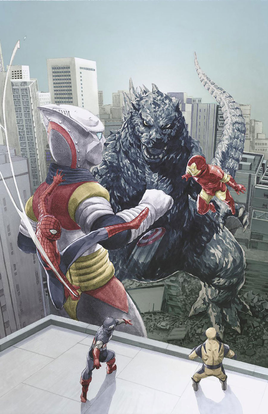 Godzilla vs Avengers #1 (One Shot) Cover I Incentive Mitsuhiro Arita Virgin Cover