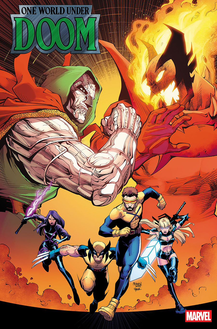 One World Under Doom #5 Cover E Incentive Gleb Melnikov Variant Cover