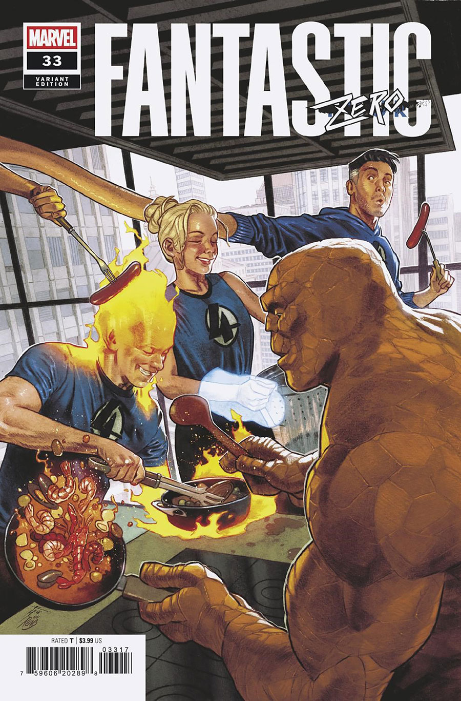 Fantastic Four Vol 7 #33 Cover G Incentive Francesco Mobili Variant Cover (One World Under Doom Tie-In)