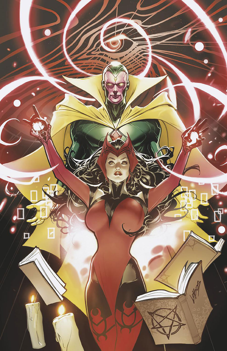 Vision And The Scarlet Witch Vol 3 #2 Cover F Incentive Pablo Villalobos Virgin Cover