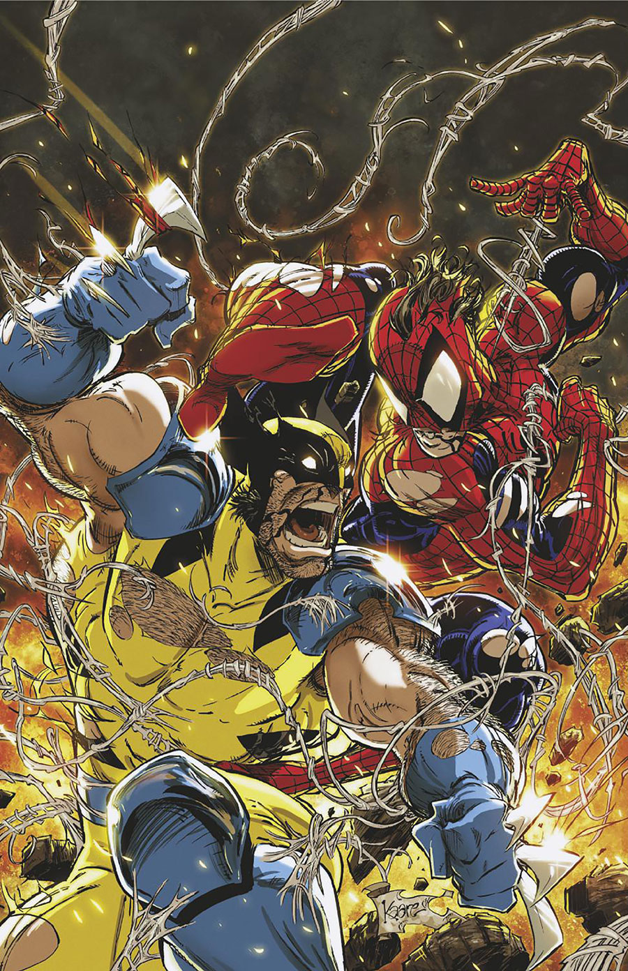 Spider-Man & Wolverine #2 Cover E Incentive Kaare Andrews Virgin Cover