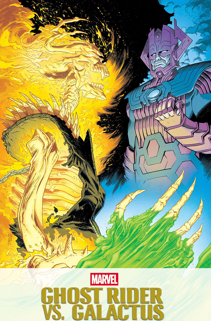Ghost Rider vs Galactus #1 (One Shot) Cover C Incentive Declan Shalvey Variant Cover