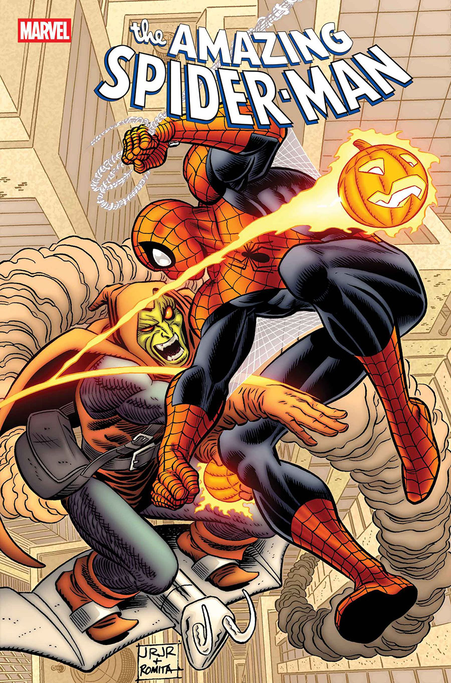 Amazing Spider-Man Vol 7 #5 Cover G Incentive John Romita Jr & John Romita Sr Hidden Gem Variant Cover