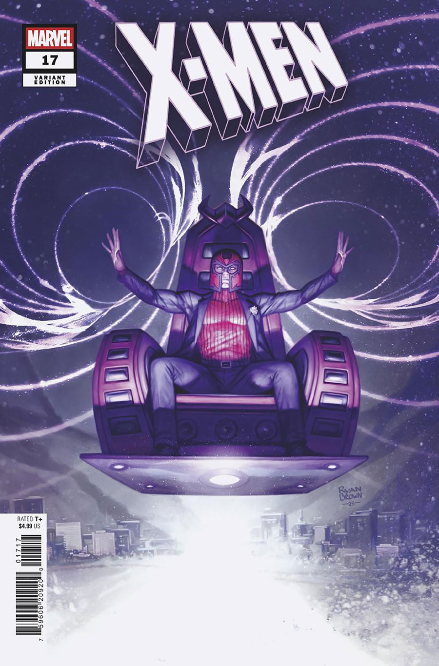 X-Men Vol 7 #17 Cover G Incentive Ryan Brown Variant Cover