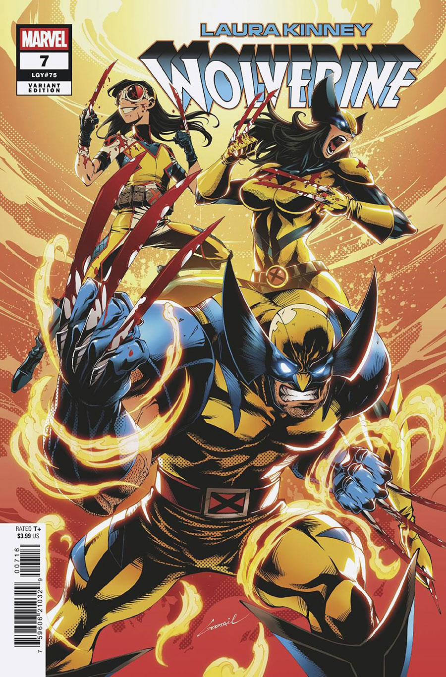 Laura Kinney Wolverine #7 Cover C Incentive Godtail Variant Cover (#75)