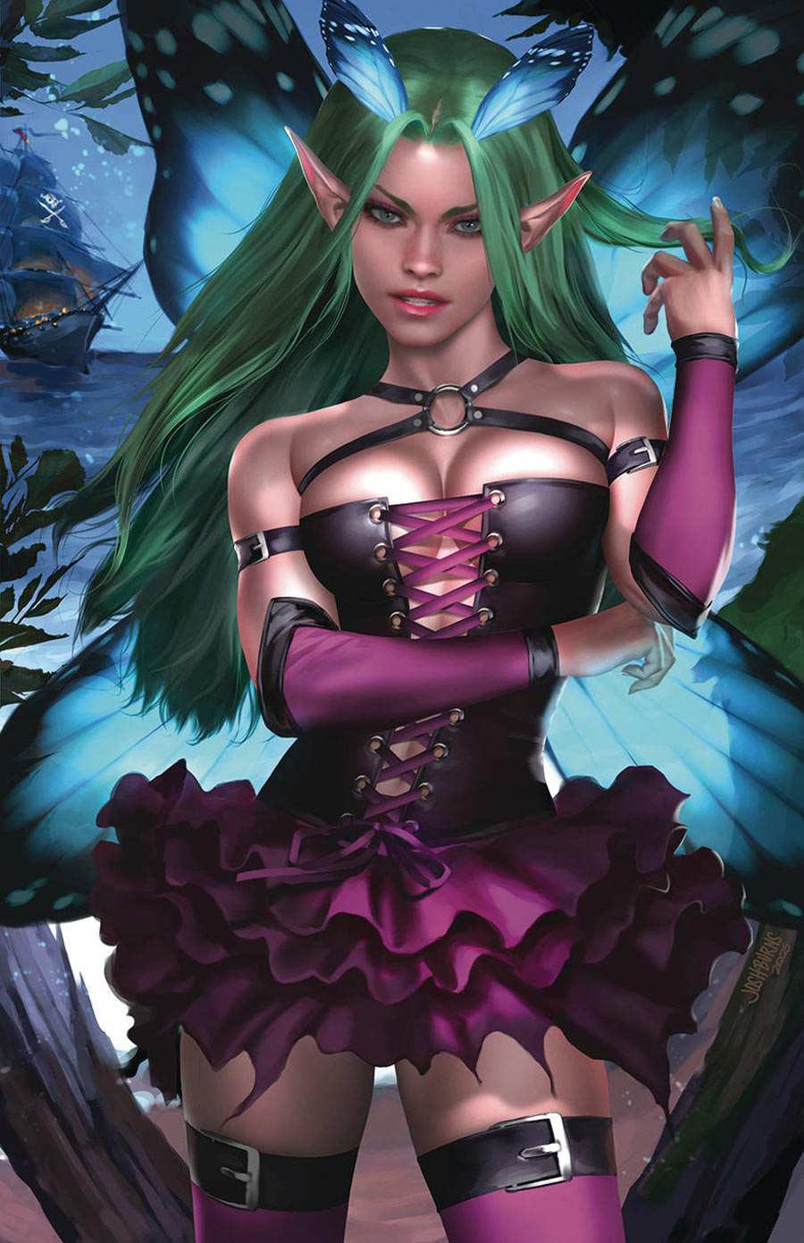 Grimm Fairy Tales Presents Neverland Sands Of Eternity #1 (One Shot) Cover D Incentive Josh Burns Variant Cover