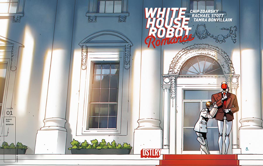White House Robot Romance #1 Cover D Incentive Bengal Wraparound Variant Cover
