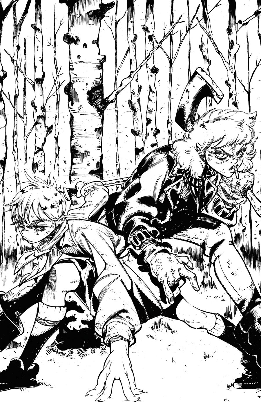 Something Is Killing The Children #43 Cover F Incentive Ricardo Lopez Ortiz Reveal Black & White Virgin Cover