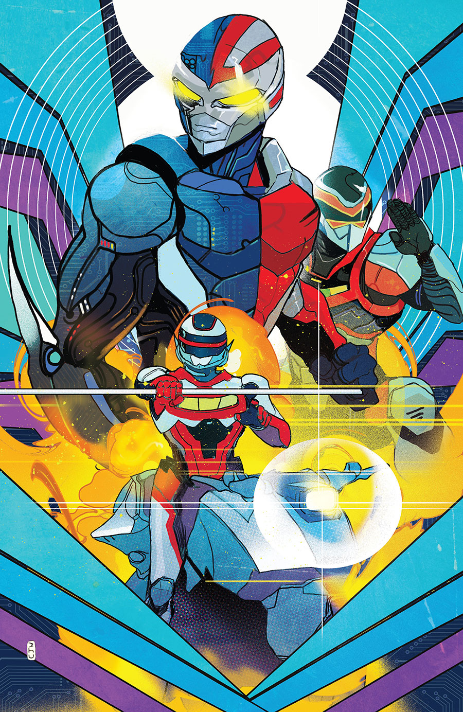VR Troopers #1 Cover L Incentive Christian Ward Virgin Variant Cover