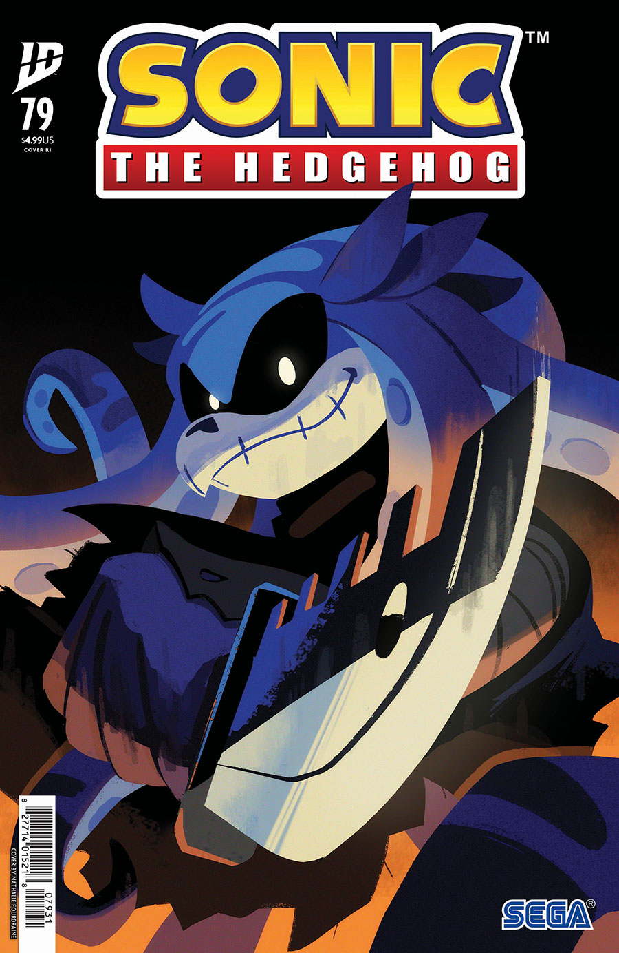 Sonic The Hedgehog Vol 3 #79 Cover C Incentive Nathalie Fourdraine Variant Cover