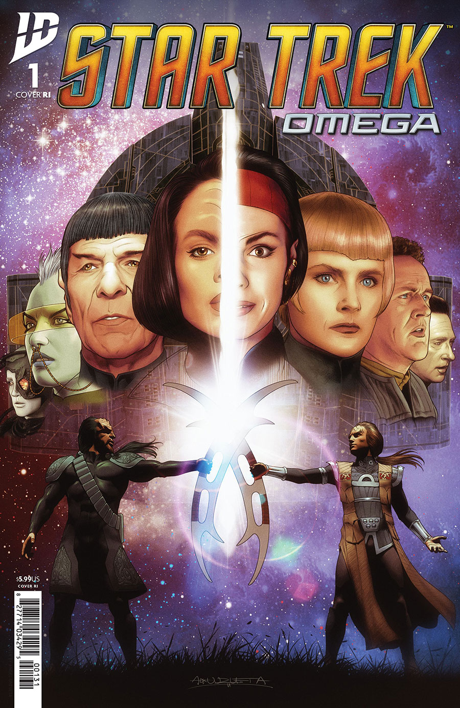 Star Trek Omega #1 (One Shot) Cover C Incentive Angel Unzueta Variant Cover (Lore War Part 6)